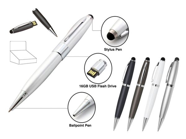 ROOST Touch Pen mit USB-Schlüssel CM3293 16 GB ass.