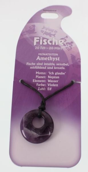 ROOST Halsband Fisch G260 Amethyst