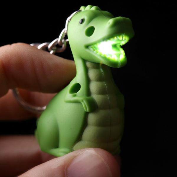 ROOST Schlüsselanhänger Dino Key59 LED 10x2.5x4cm