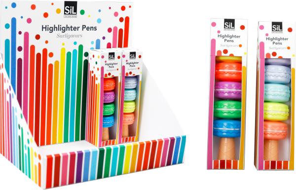 Roost leuchtmarker macaron st7258 6 assortiert - Roost-st7258-5024418534044