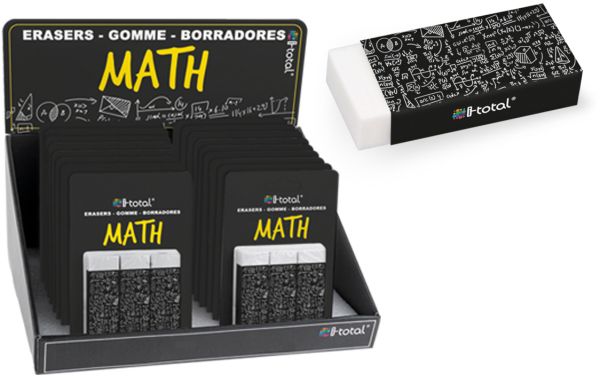 ROOST Radiergummi Math XL1877 3 pcs. 22.2x1.2x6.2cm