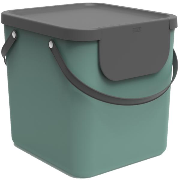 ROTHO Recyclingbox Albula 40l 1034405092 Mistletoe green 398x358x339mm