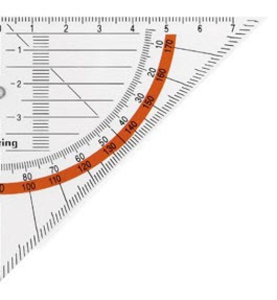 ROTRING Geo-Dreieck Centro 14cm S0237630 transparent