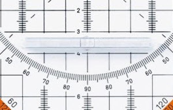 ROTRING Geo-Dreieck Centro 20cm S0903950 transparent, mit Griff