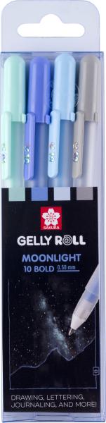 SAKURA Gelly Roll 0.50mm POXPGBMOO4B Moonlight Pastel Aurora 4 Stk.