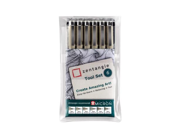 SAKURA Zentangle Tool Set Z06PGB 6 Stück