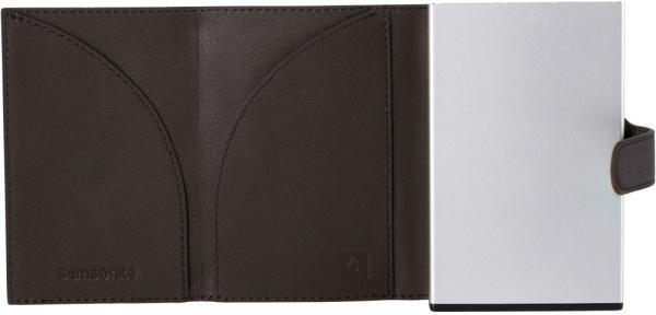 SAMSONITE Slide Up Wallet dark brown 133890/1251 Alu Fit