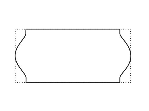 SATO Etiketten 26x12mm 700300003 weiss, perm. 1500 Stck.