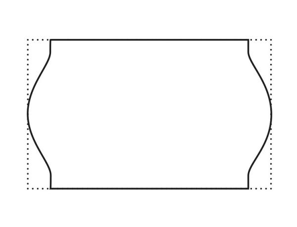 SATO Etiketten 26x16mm 702100003 weiss, perm. 1200 Stck.