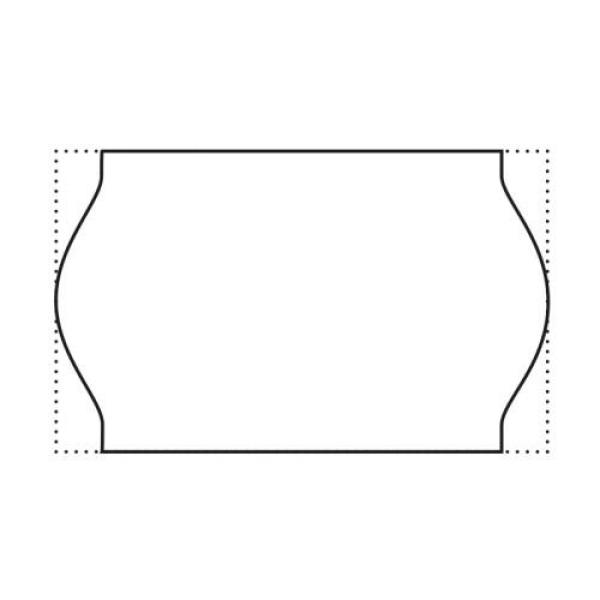 SATO Etiketten 26x16mm 702100032 orange, perm. 1200 Stck.