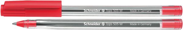 SCHNEIDER Kugelschreiber TOPS M 150802 rot