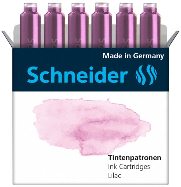 SCHNEIDER Tintenpatronen 166128 lilac 6 Stk.