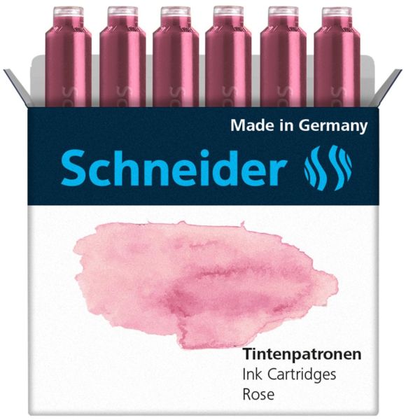 SCHNEIDER Tintenpatronen 166129 rose 6 Stk.