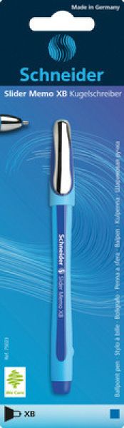 SCHNEIDER Kugelschreiber Memo 1.4mm 75023 blau Blister