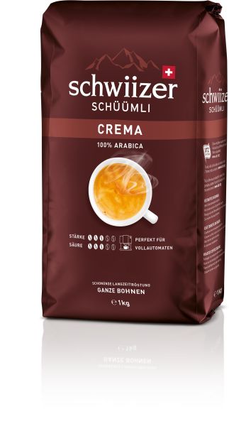 SCHWIIZER Bohnenkaffee 1kg 10167787 Schüümli Crema