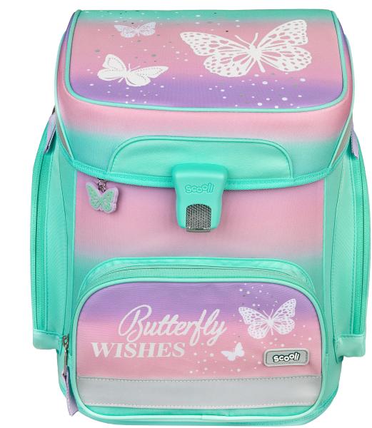 SCOOLI Schulthek-Set EasyFit BUFI8255 Butterfly Wishes 5-teilig