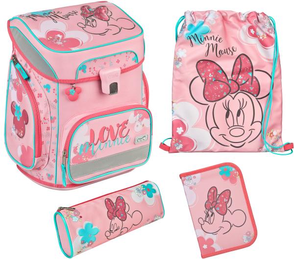 SCOOLI Schulthek-Set EasyFit MIUX8255 Minnie Mouse 5-teilig