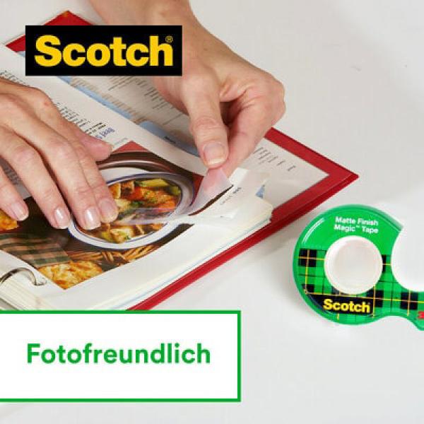 Scotch magic tape 810 19mmx33m 8-1933r24 invisible, 20+4, 24 stk. - Scotch-8-1933r24-5902658105722-02.jpg