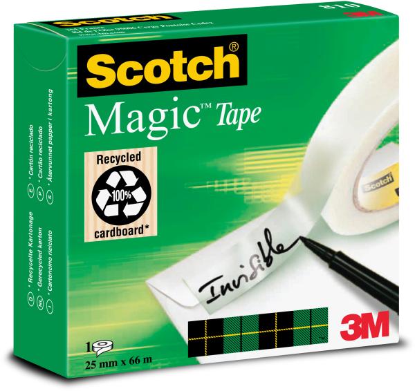 SCOTCH Magic Tape 810 25mmx66m 8102566K unsichtbar, refill