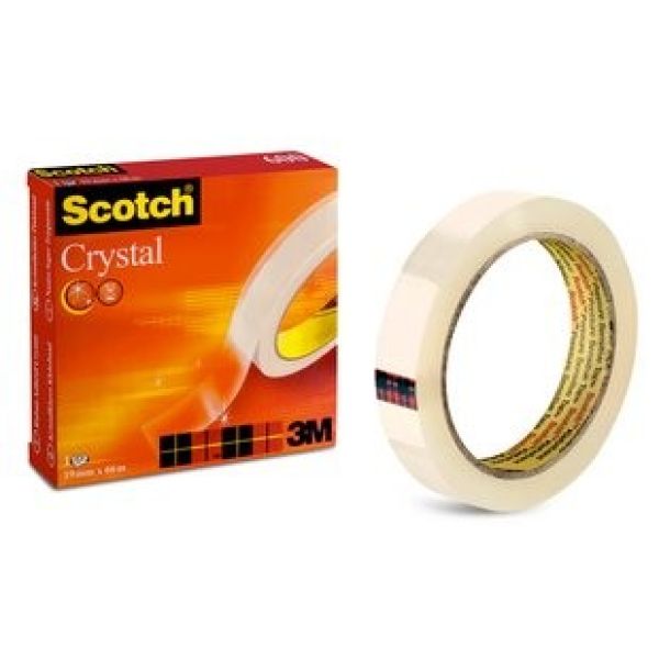 SCOTCH Crystal Clear 600 19mmx66m C6001966 kristallklar