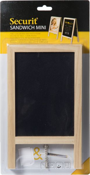 SECURIT Kreidetafel MINI SBS-B-MNI Naturholz 25x15.2x2cm