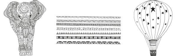 SECURIT Fensterschablone WINDOODLE WD-3A3-KD A3 Kids 3 Stück