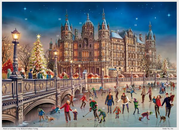 SELLMER Adventskalender 300 334 Schweriner Schloss