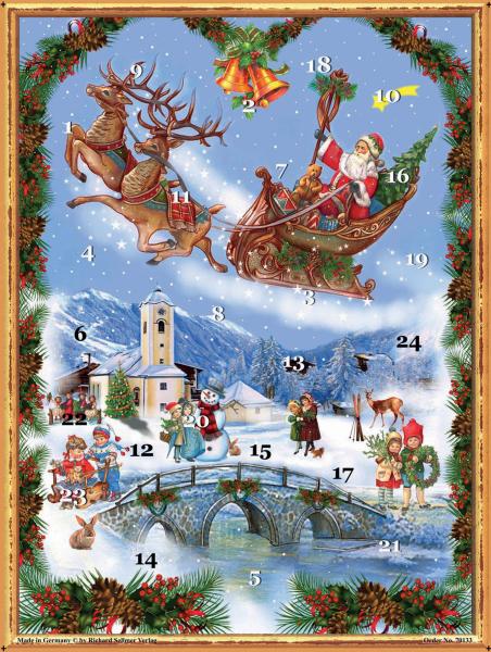 SELLMER Adventskalender 26.5x35.5cm 70133 700