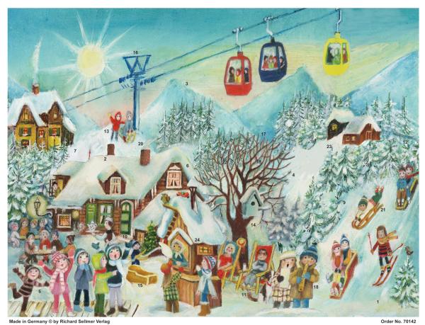 SELLMER Adventskalender 26.5x35.5cm 70142 700