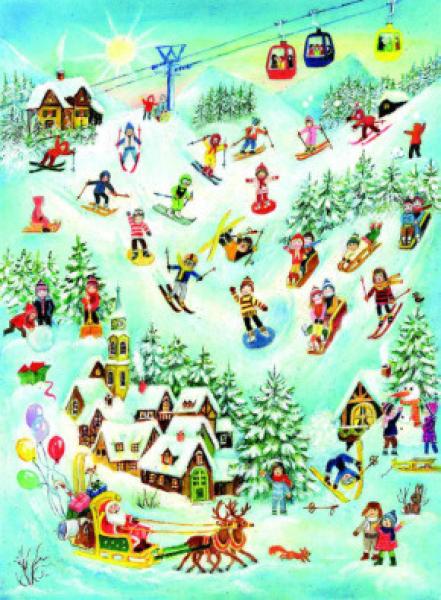 SELLMER Adventskalender 26,5x35cm RS70114 Glimmer Serie 700