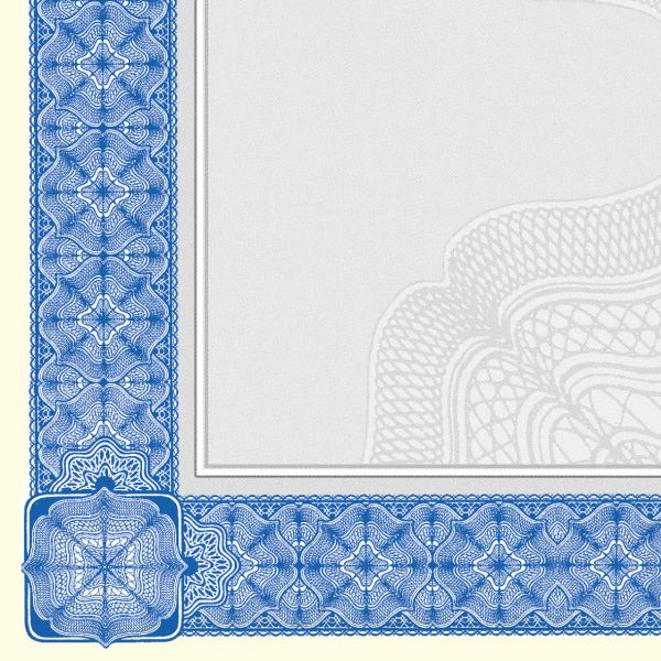 SIGEL Designpapier Urkunde A4 DP490 blau, 185g 20 Blatt