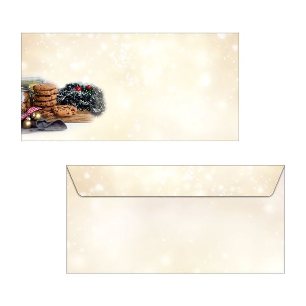 SIGEL Weihnachts-Couvert 11x22cm DU304 90g,Winter Smell 25 Stück