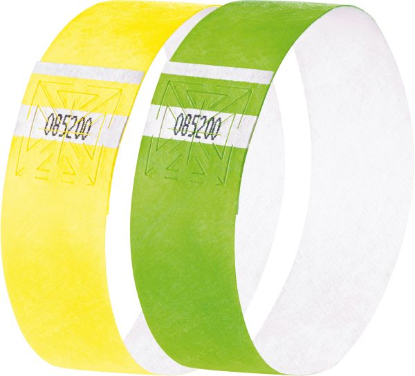 SIGEL Eventbänder SuperSoft Mix EB219 gelb/grün,255x25mm,120ST