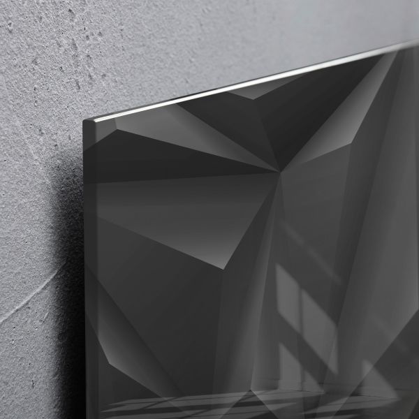 SIGEL Glas-Magnetboard GL261 Black-Diamond 910x460x15mm