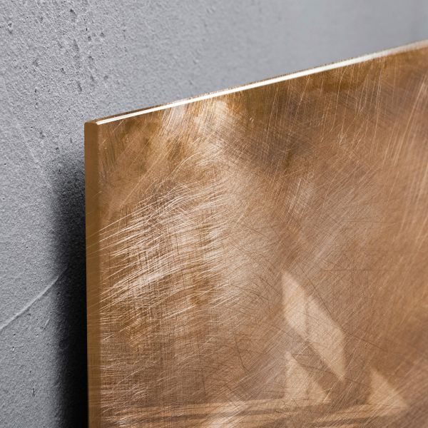 SIGEL Glas-Magnetboard GL267 bronze 910x460x15mm