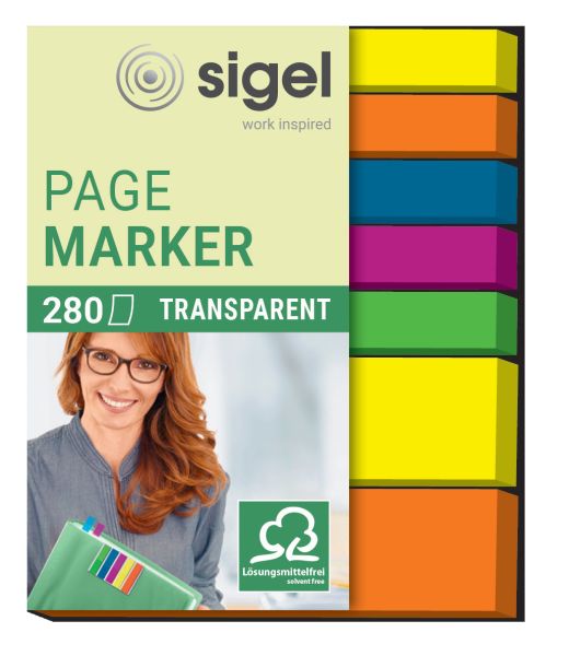 SIGEL Notes 6/12x50mm HN616 5 Farben ass. 280 Blatt