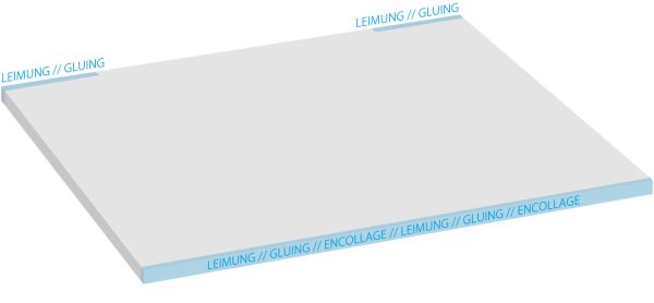 SIGEL Schreibunterlage 595x410mm HO300 weiss, blanko 30 Blatt