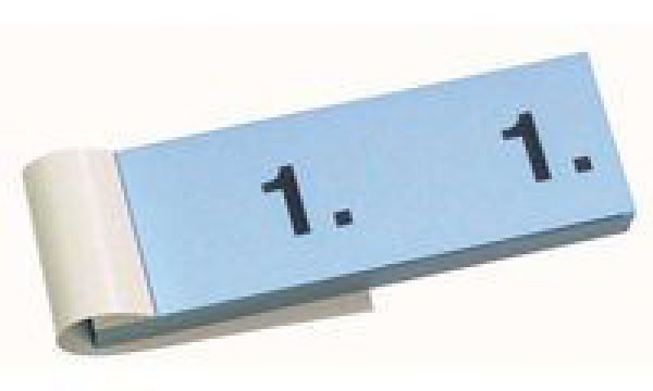 SIMPLEX Garderobenblock Nr. 1-100 13075 blau 100 Blatt