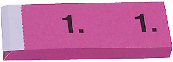 SIMPLEX Garderobenblock 1-100 13076 pink 100 Blatt