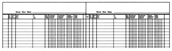 SIMPLEX Postcheckbuch D/F/I A4 18014 grün 80 Blatt