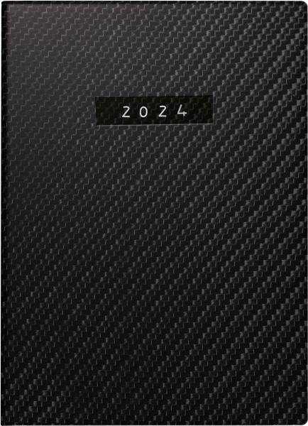 SIMPLEX Taschenagenda Kayak 2024 18284014.24 10x14cm,1T/1S,d grau