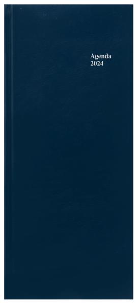 SIMPLEX Agenda Lang 2024 40001.24 135x315mm,blau,1T/1S