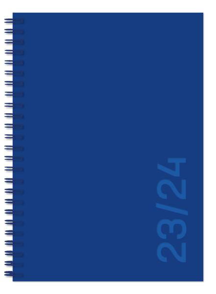 SIMPLEX Colors weekly 17M 23/24 A5 40130S3.24 blau, 1W/1S 14.8x21cm