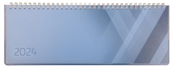 SIMPLEX Querkalender Colors 2024 40655.24 290x105mm,blau,1W/2S