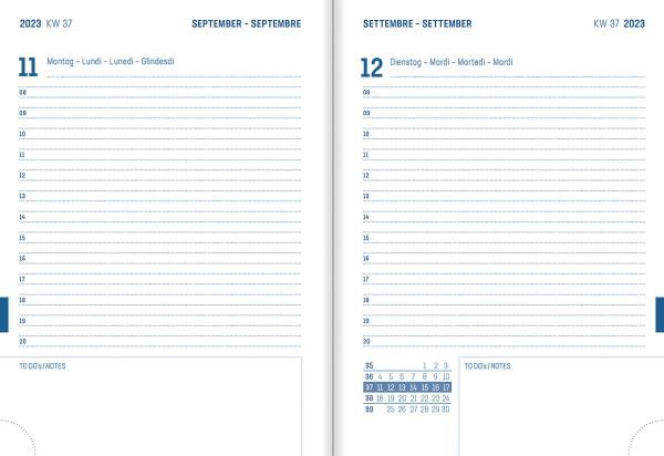 SIMPLEX Emotions daily 12M 23/24 A6 500209.24 Planner, 1T/1S 12x16.5cm