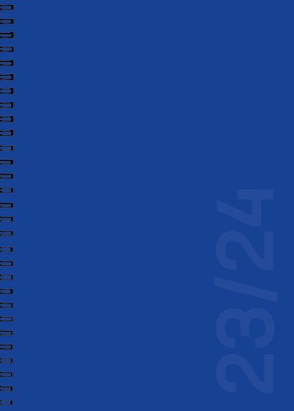 SIMPLEX Teacher daily 12M 23/24 A5 500502.24 blau, 1T/1S 14.8x21cm