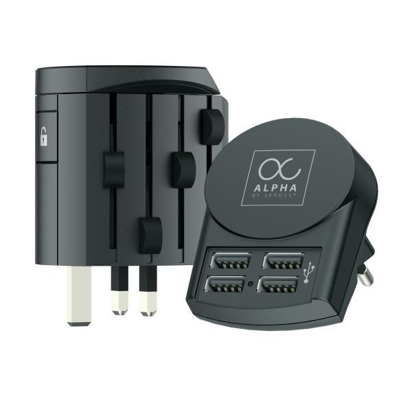 Skross world adapter premium series 1.104102 alpha europe usb charger 4a - Skross-1104102-7640166327295