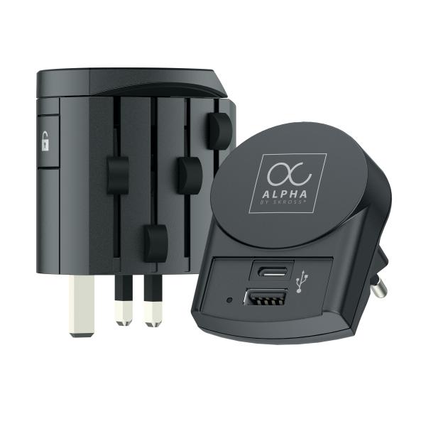 Skross world adapter premium series 1.104103 alpha europe usb charger a&c - Skross-1.104103-7640166327301-06.jpg