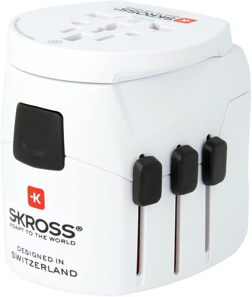 Skross world travel adapter 1.302471 pro light usb 4xa world - Skross-1302471-7640166323600