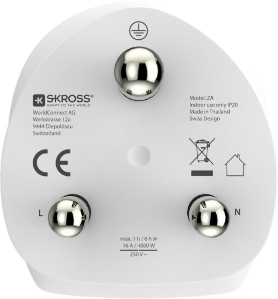 SKROSS Country Travel Adapter Combo 1.500202E World/EU to South Africa